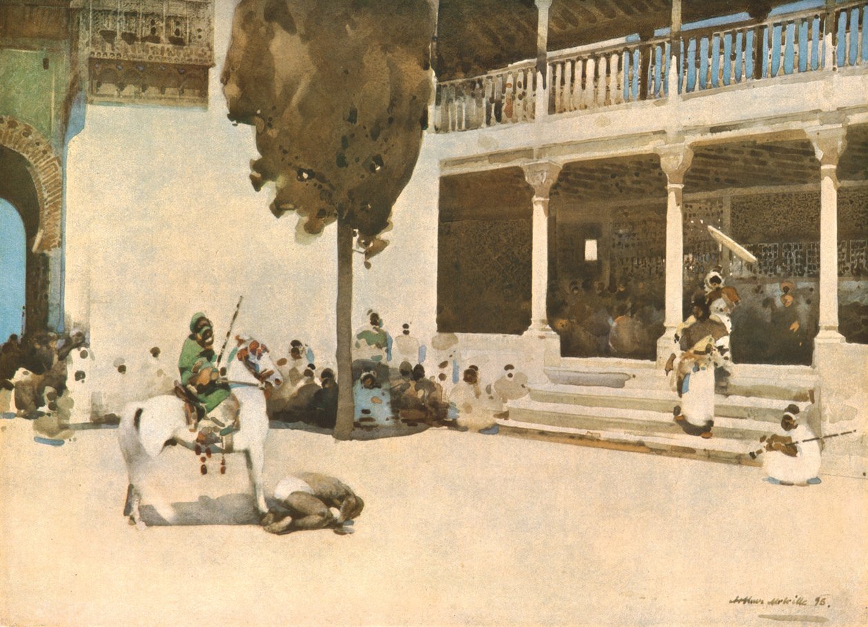 The Captured Spy, 1895, c1930. af Arthur Melville