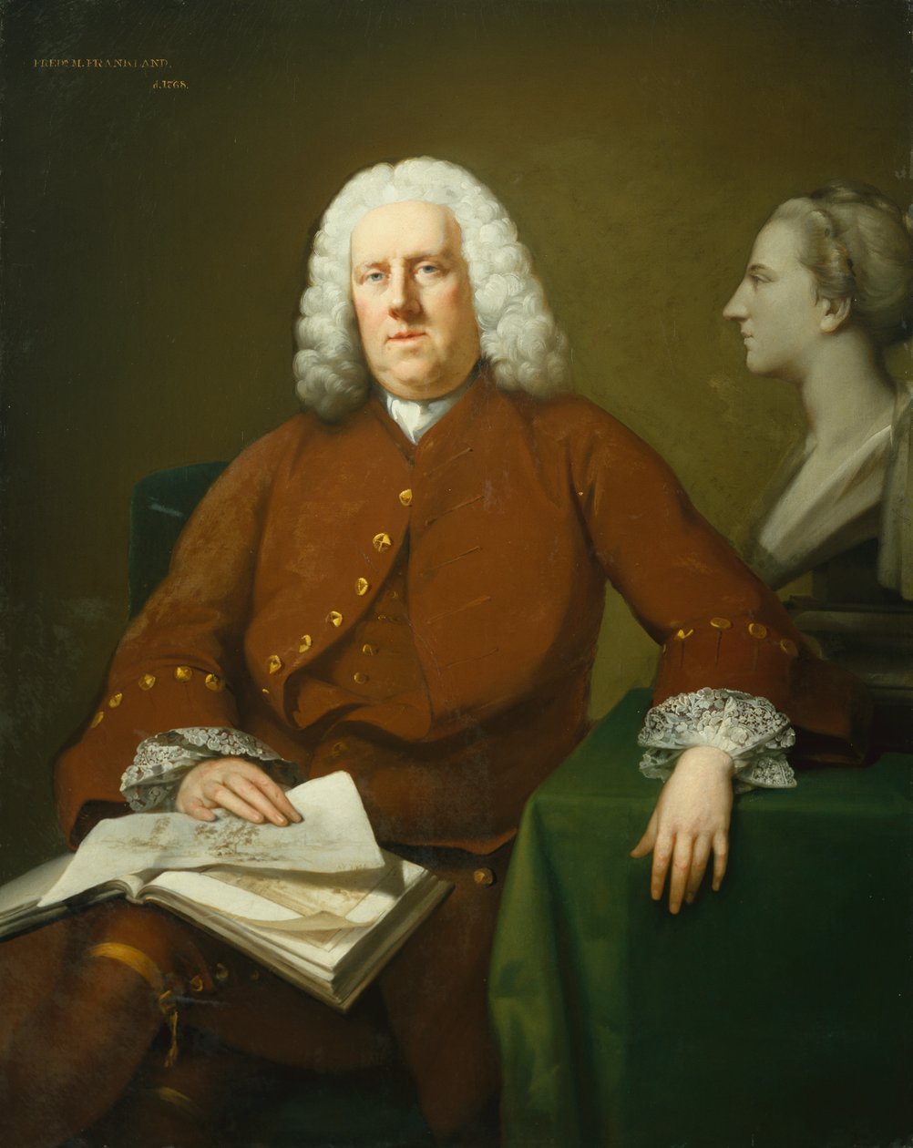 Portræt af Sir Frederick Frankland af Arthur Pond