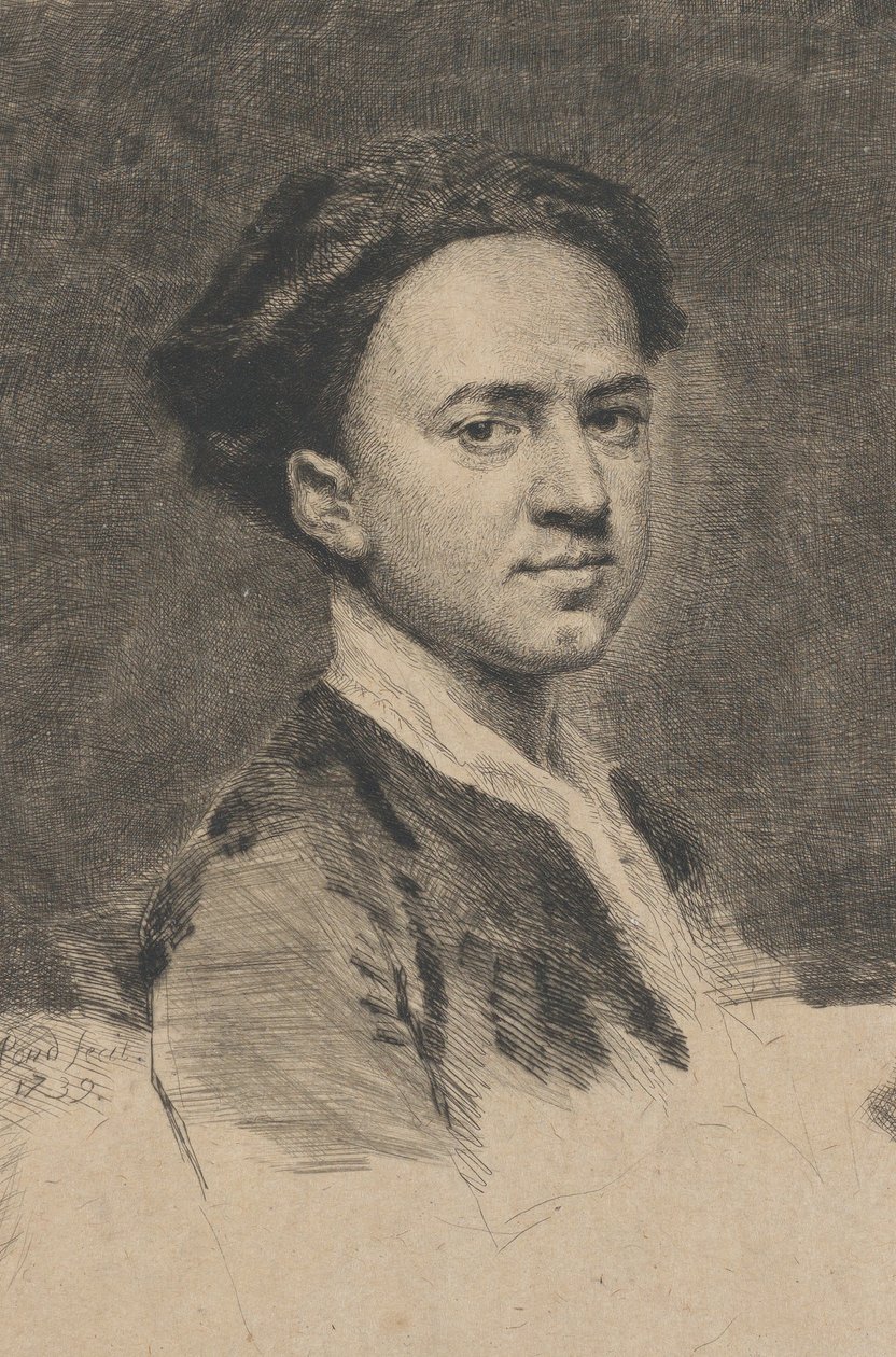 Selvportræt, 1739. af Arthur Pond