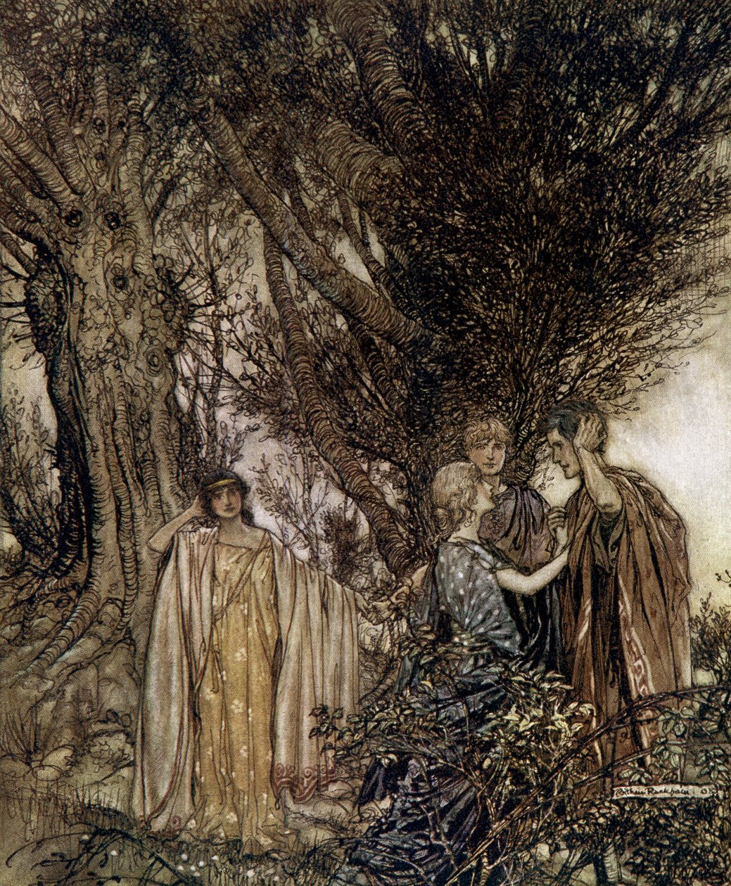 En skærsommernats drøm af Arthur Rackham