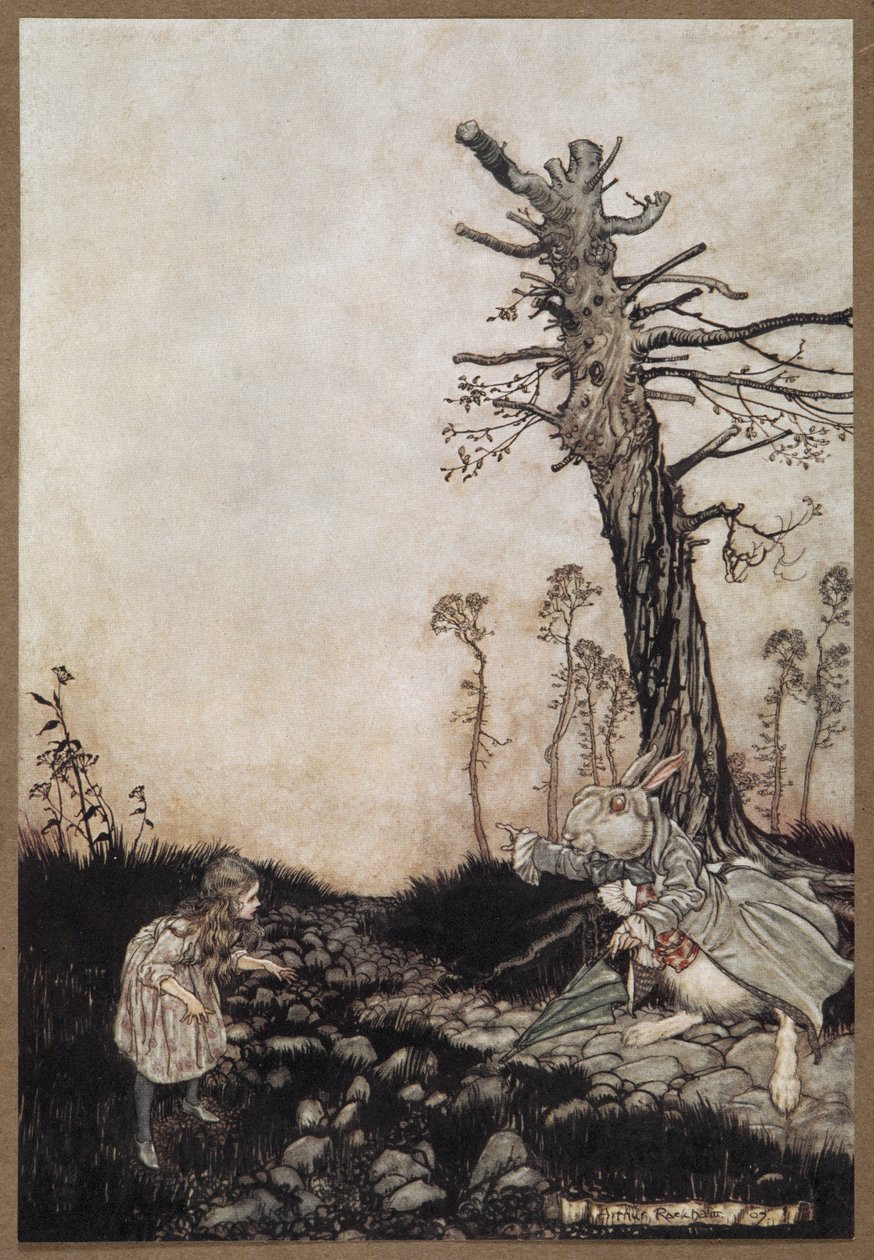 Alice og den hvide kanin af Arthur Rackham