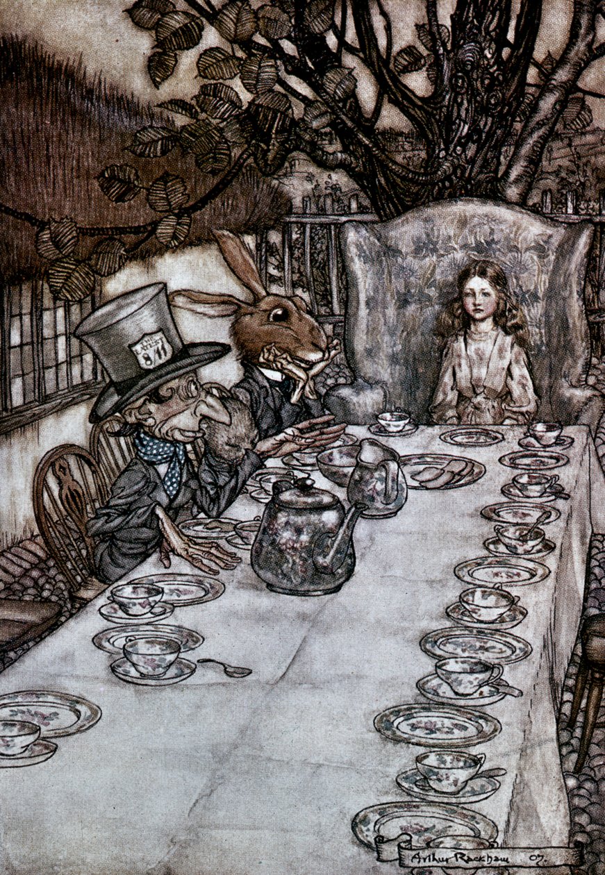Alice i Eventyrland, 1917 af Arthur Rackham