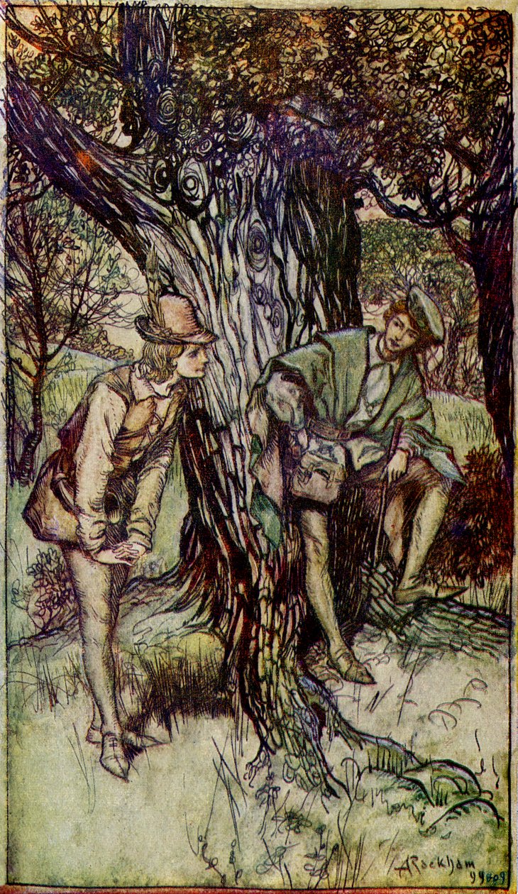 Som du kan lide det af William Shakespeare af Arthur Rackham