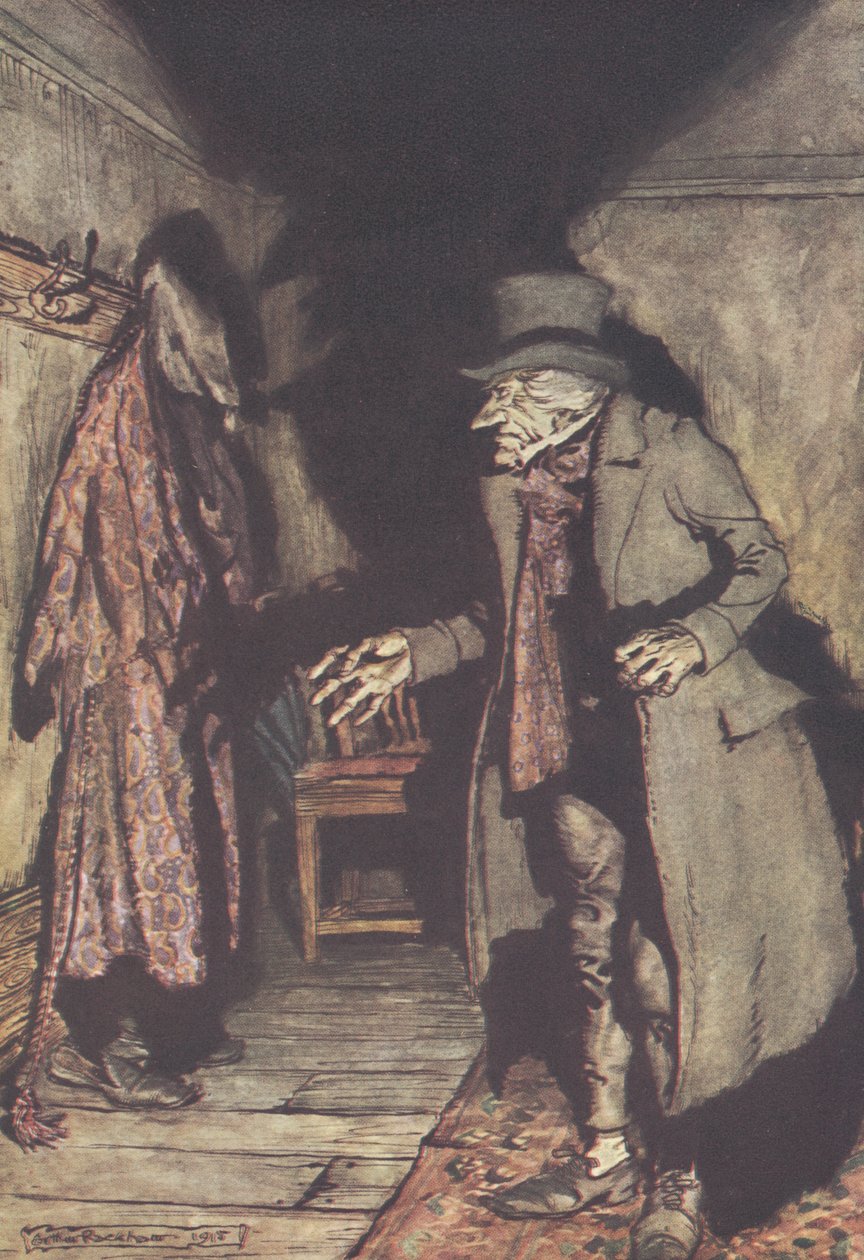 "Ingen under sengen..." af Arthur Rackham