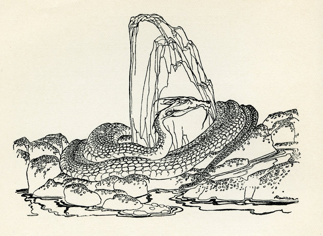 Den Laidly Worm af Arthur Rackham