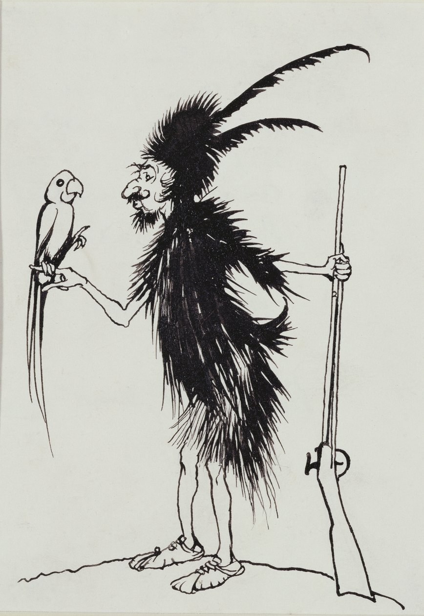 Ting-a-Ting Tang Stakkels gamle Robinson Crusoe af Arthur Rackham