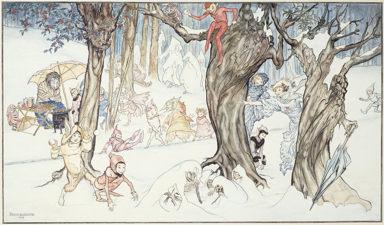 Vinterfest, 1924 af Arthur Rackham