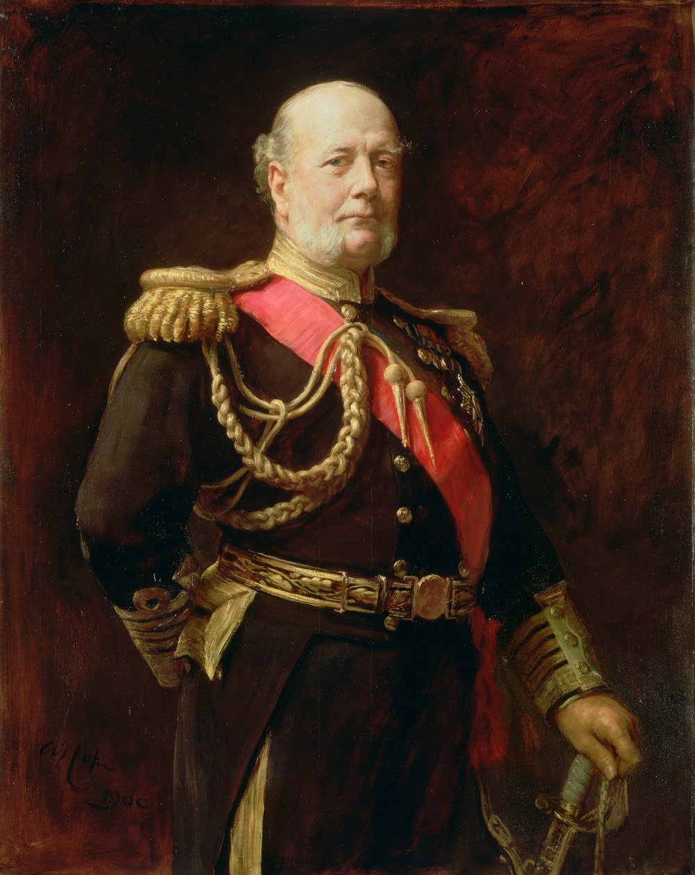 Admiral Sir Frederick Richards (1833-1912) af Arthur Stockdale Cope