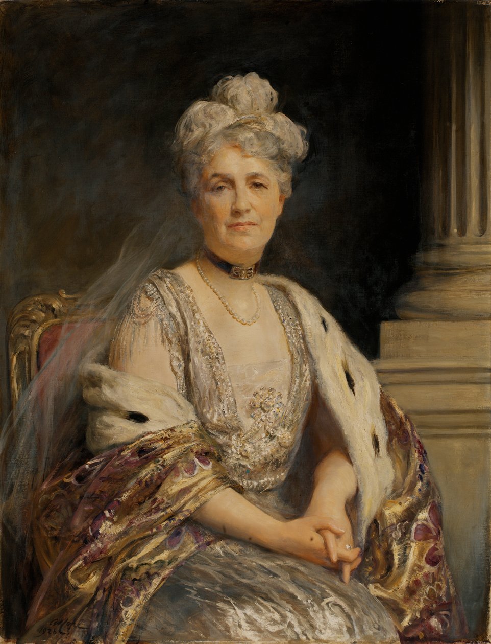 Fru Cass Gilbert, 1926. af Arthur Stockdale Cope