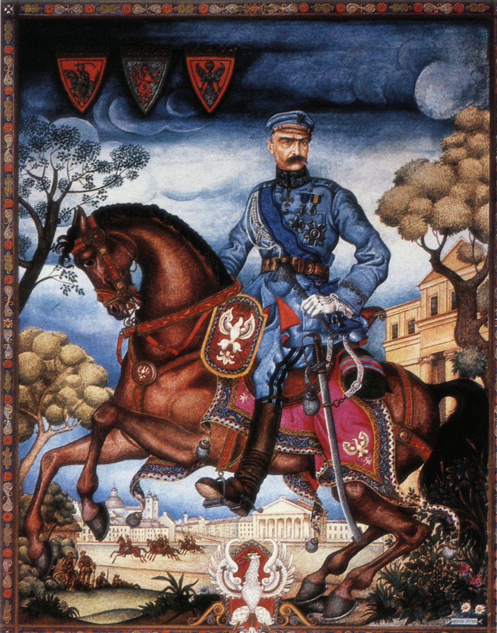 Joseph Pilsudski, 20. århundrede (maleri) af Arthur Szyk