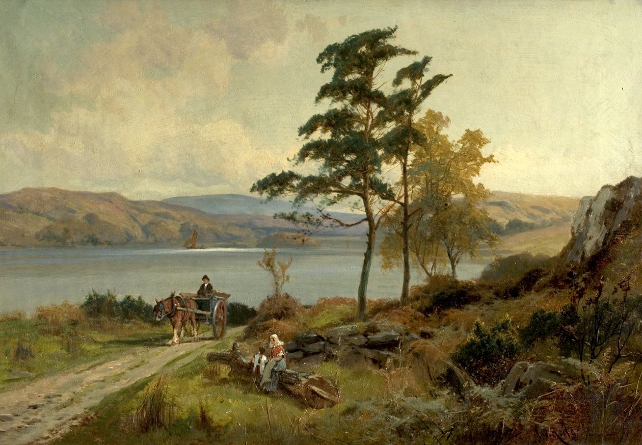 Tæt på Betws-y-Coed, North Wales af Arthur Walker Redgate