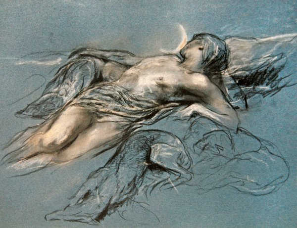 Moon Kissed - Endymion af Arthur Wardle