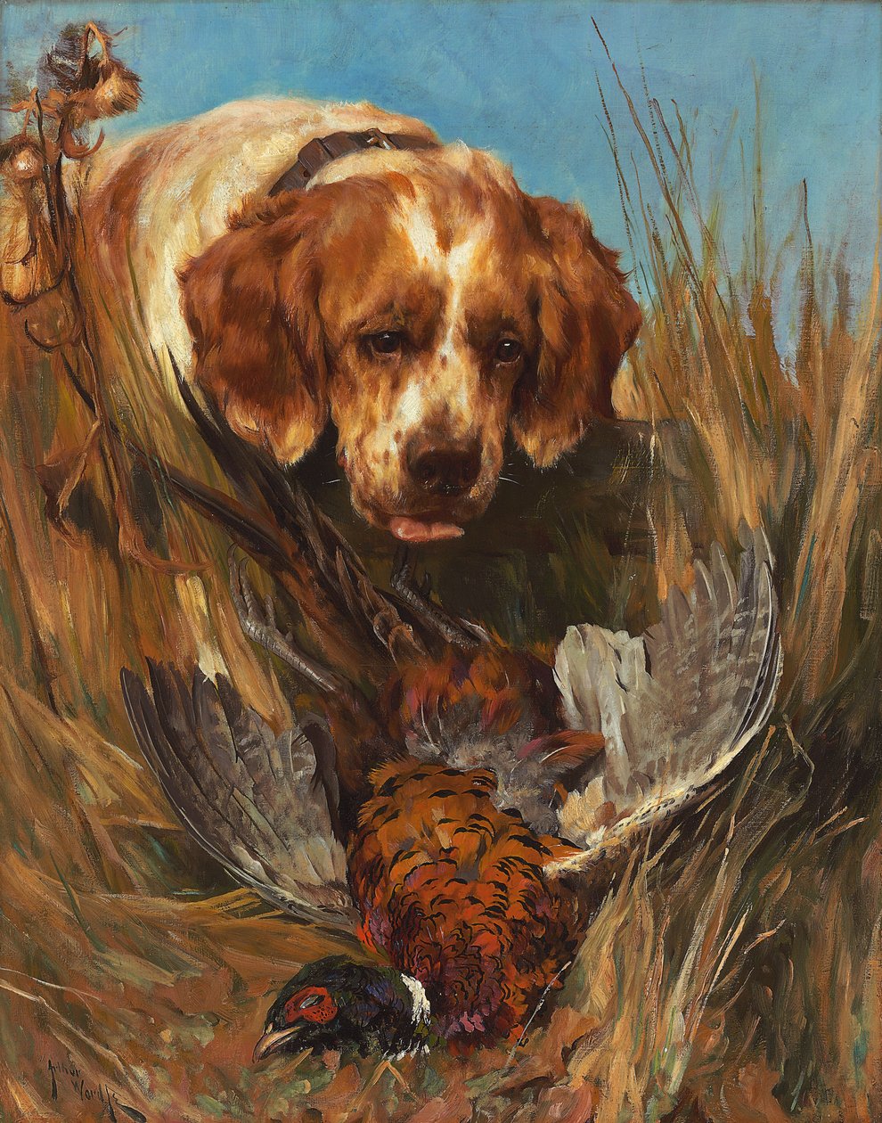 Hentet (olie på lærred) af Arthur Wardle