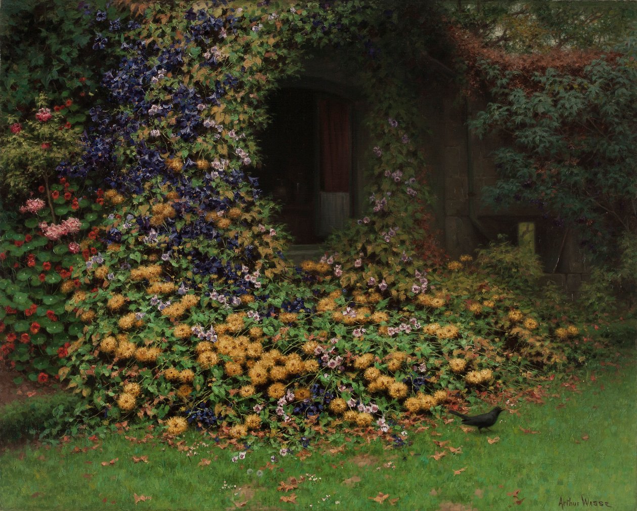 Kunstnerens hjem, 1920 af Arthur Wasse