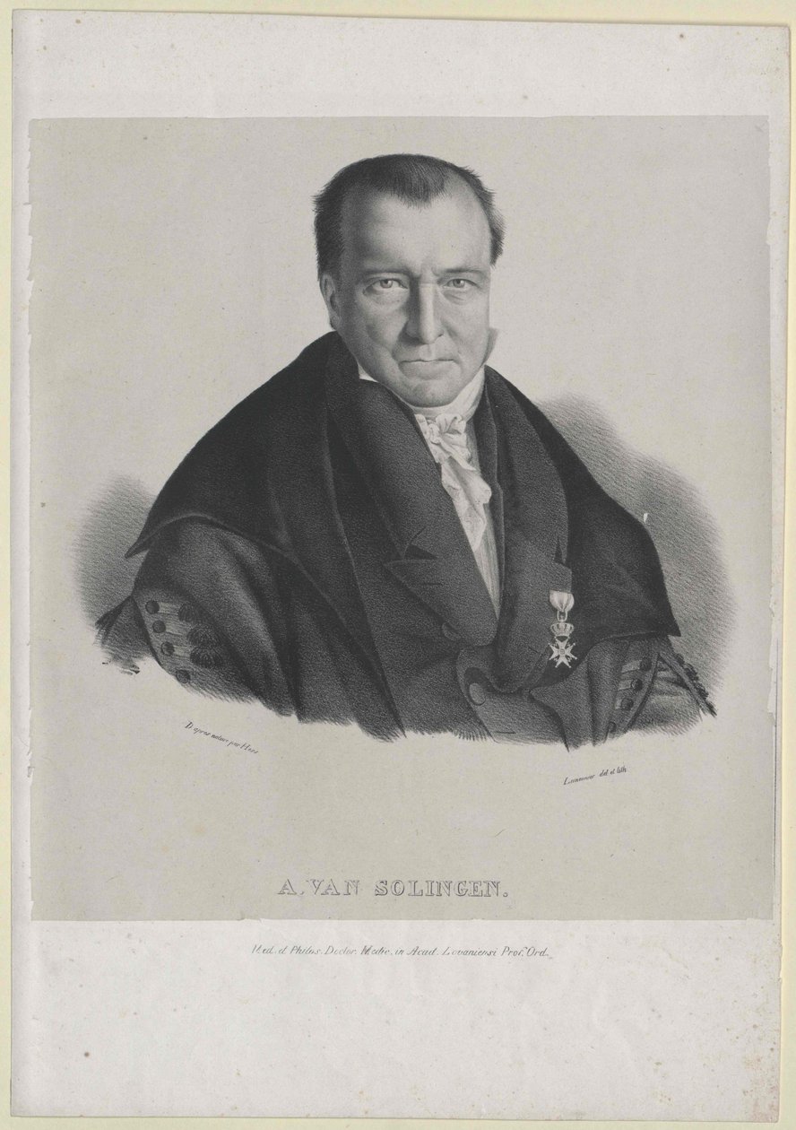 Adriaan van Solingen (print) af Artist Unknown
