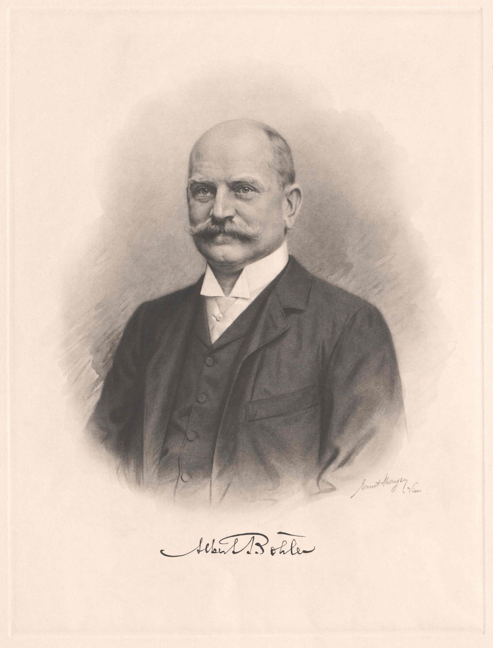 Albert Boehler af Artist Unknown