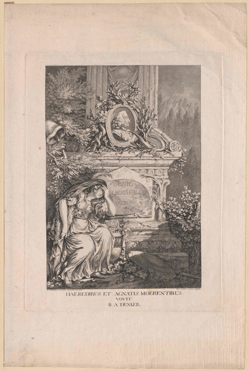 Albrecht von Haller af Artist Unknown