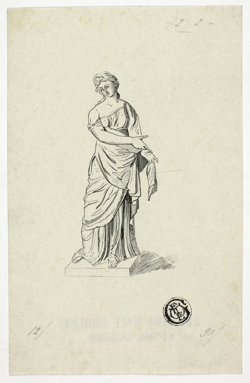 Allegorisk figur (statue) af Artist Unknown
