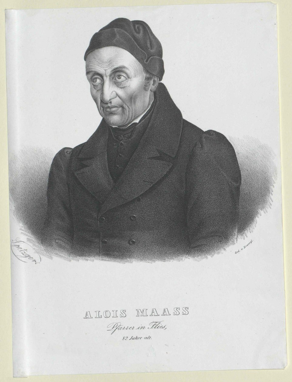 Alois Maas (tryk) af Artist Unknown