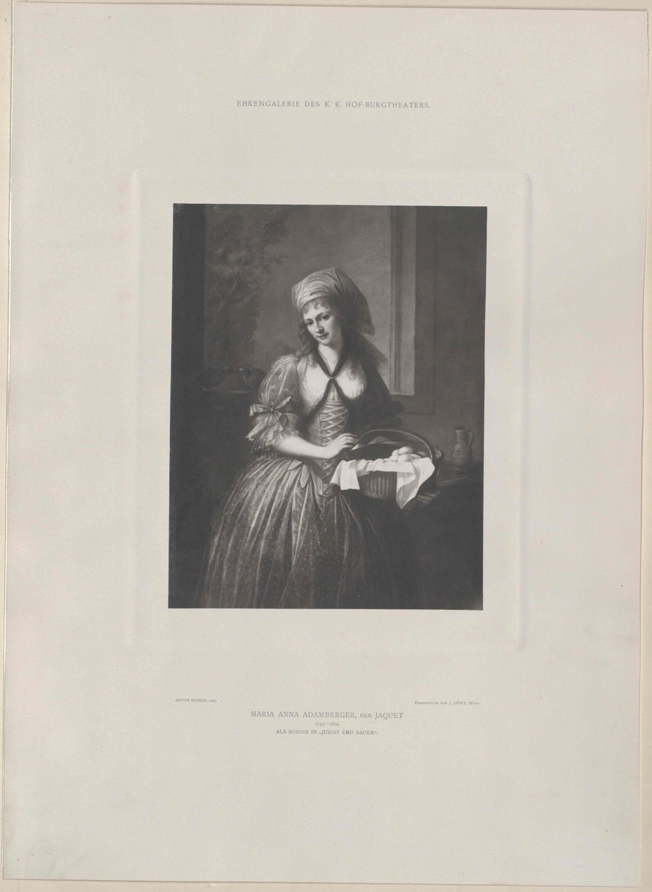 Anna Adamberger-Jaquet af Artist Unknown