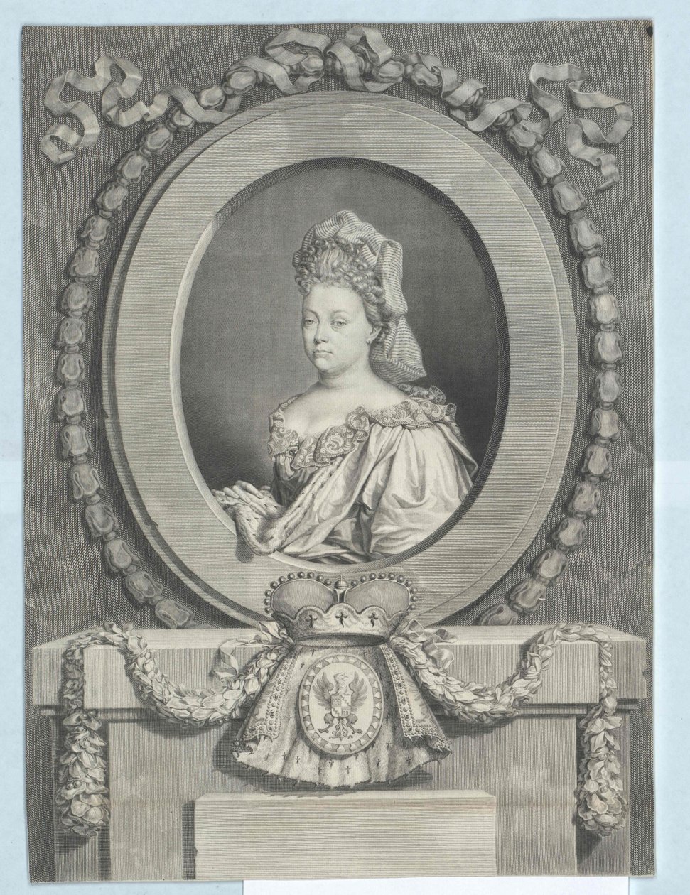 Anna Adelaide landgrevinde til Fürstenberg af Artist Unknown