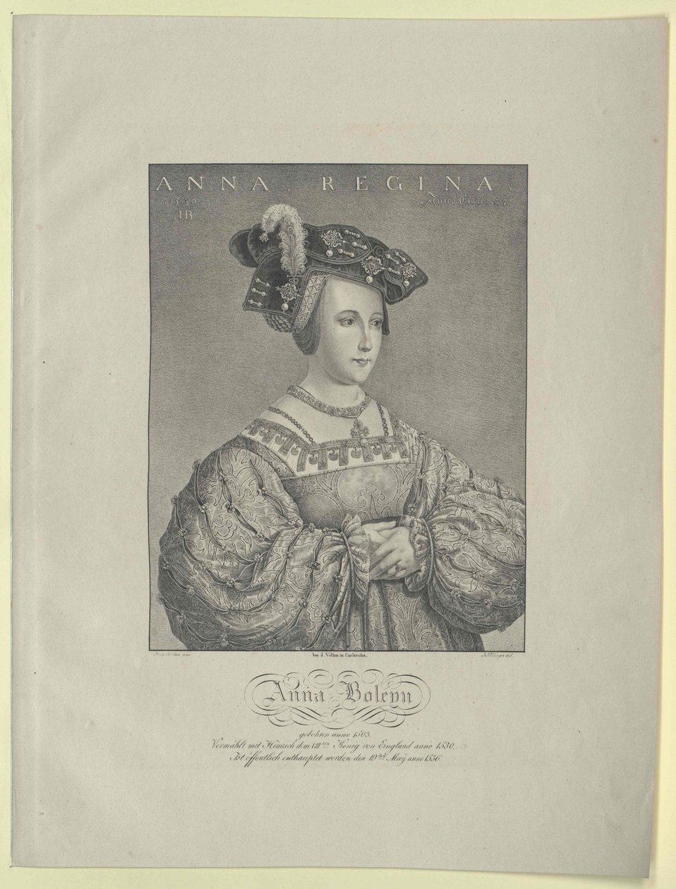 Anne Boleyn af Artist Unknown