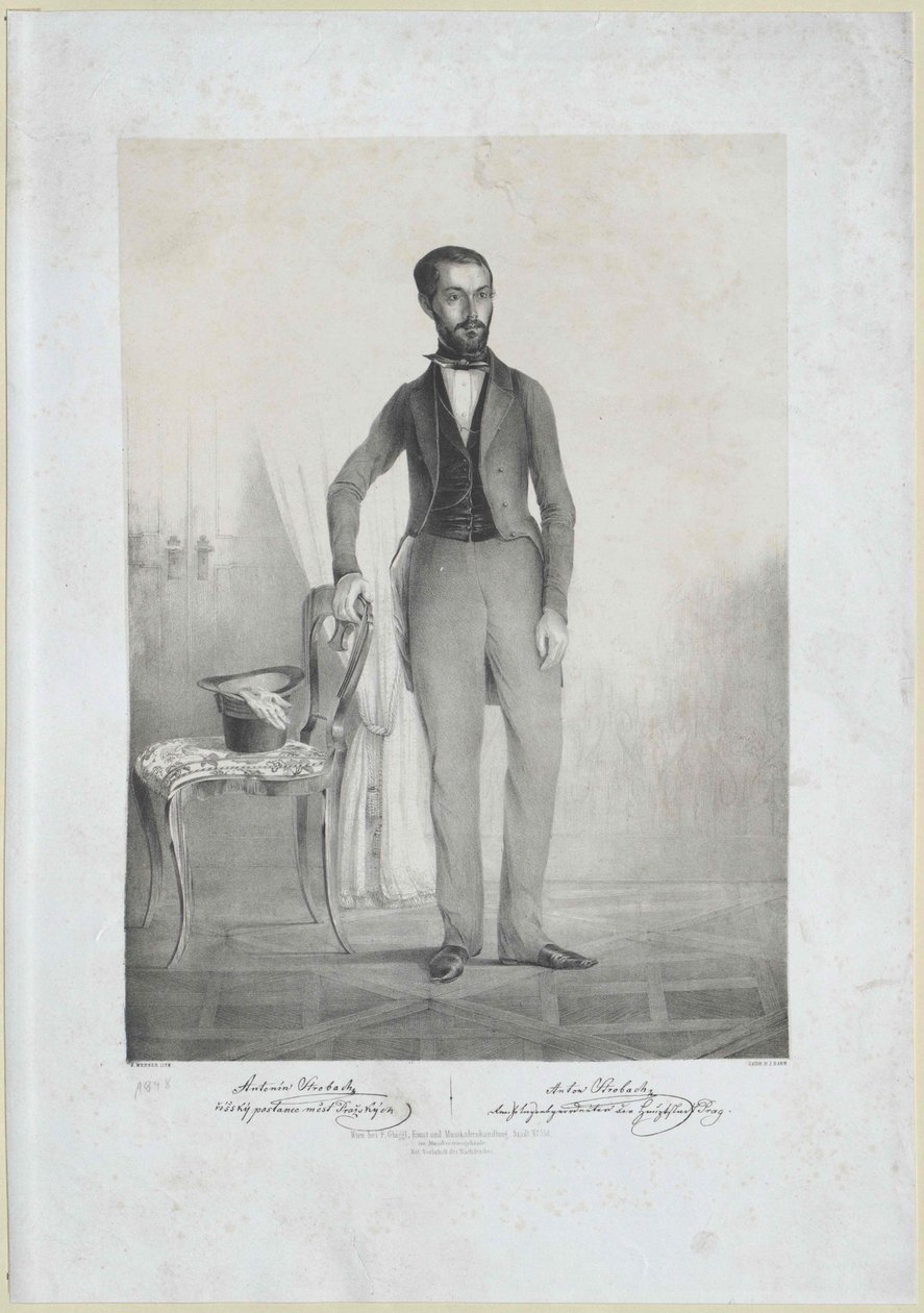 Anton Strobach af Artist Unknown