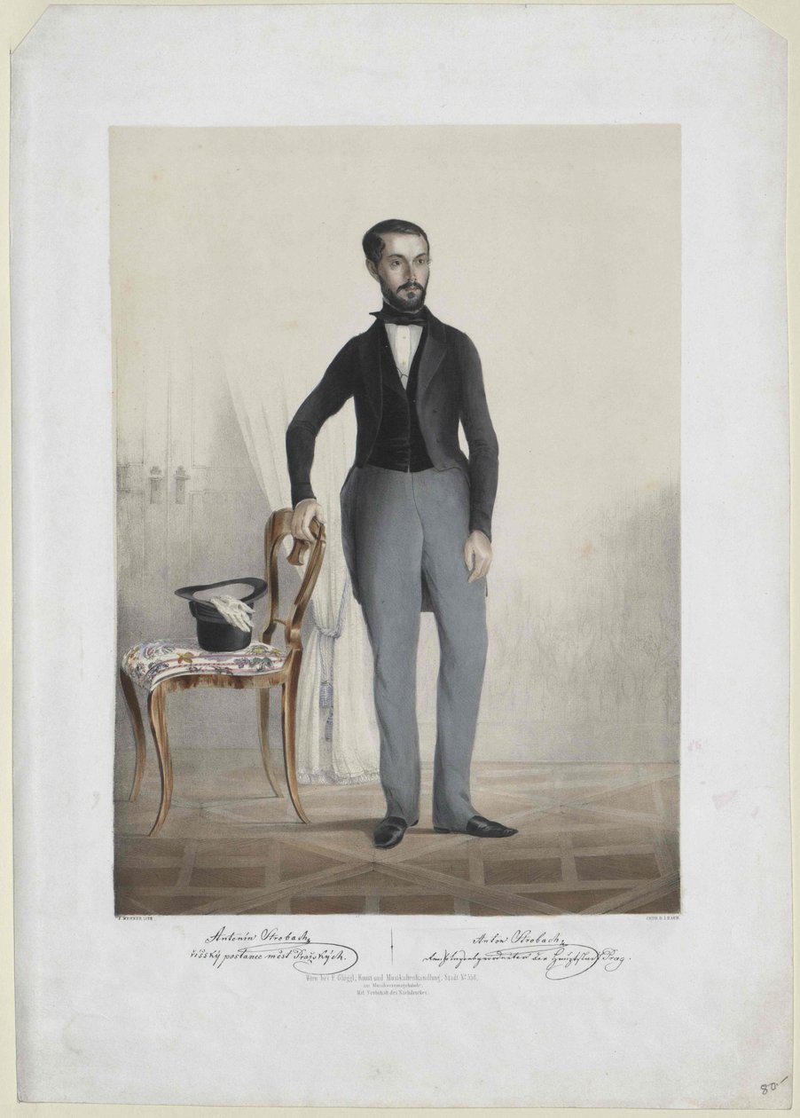 Anton Strobach af Artist Unknown