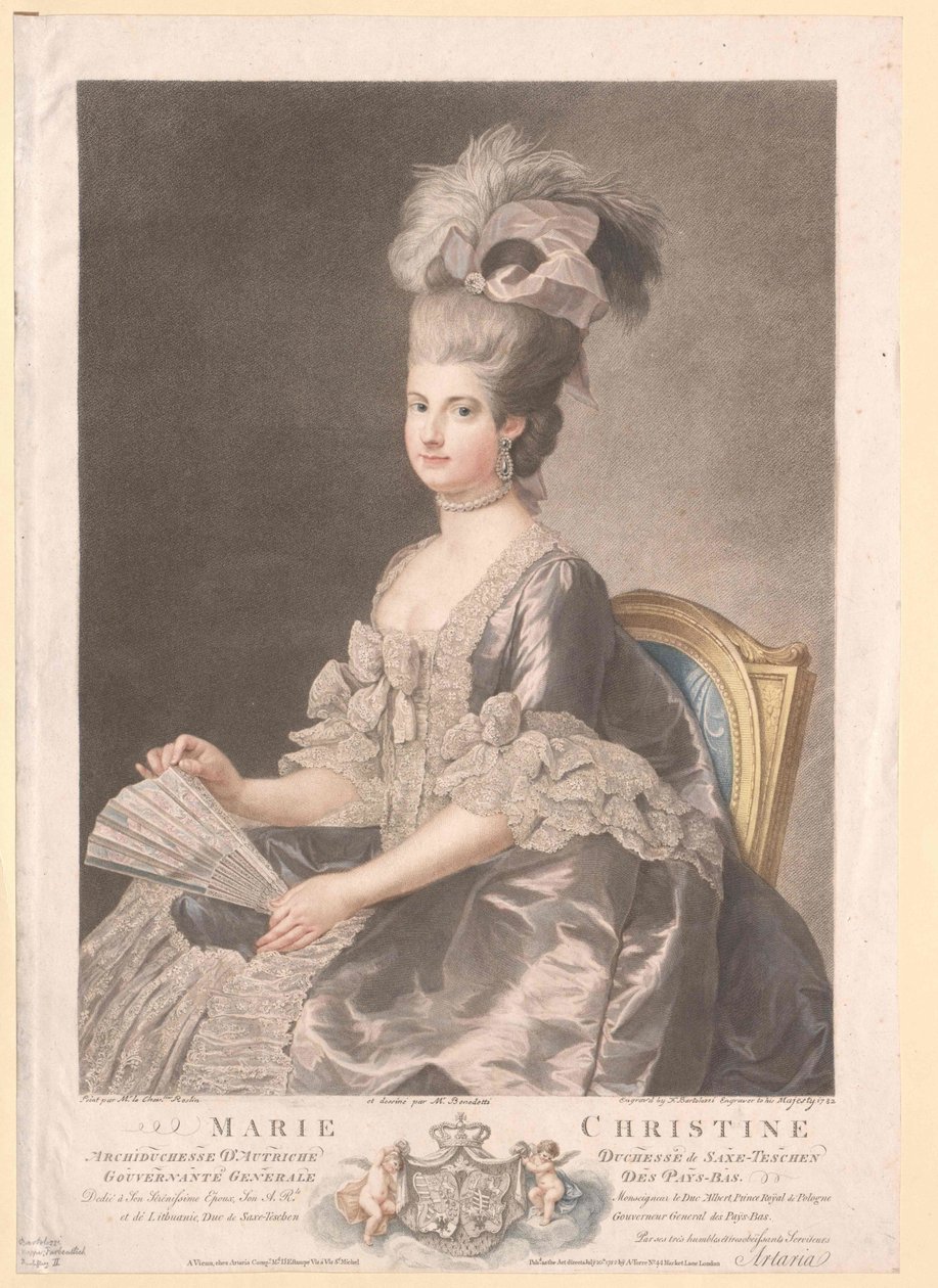 Ærkehertuginde af Østrig Marie Christine af Artist Unknown