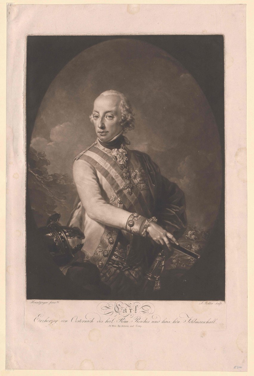 Ærkehertug af Østrig Karl af Artist Unknown