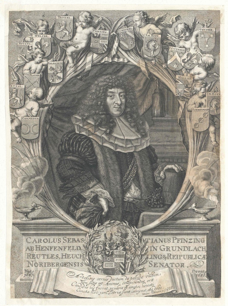 Carl Sebastian Pfinzing fra Henfenfeld af Artist Unknown