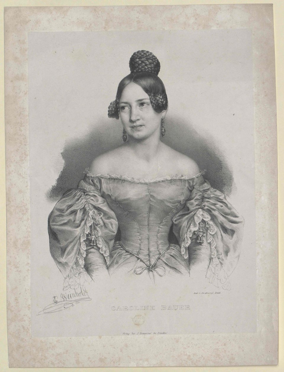 Caroline Bauer af Artist Unknown