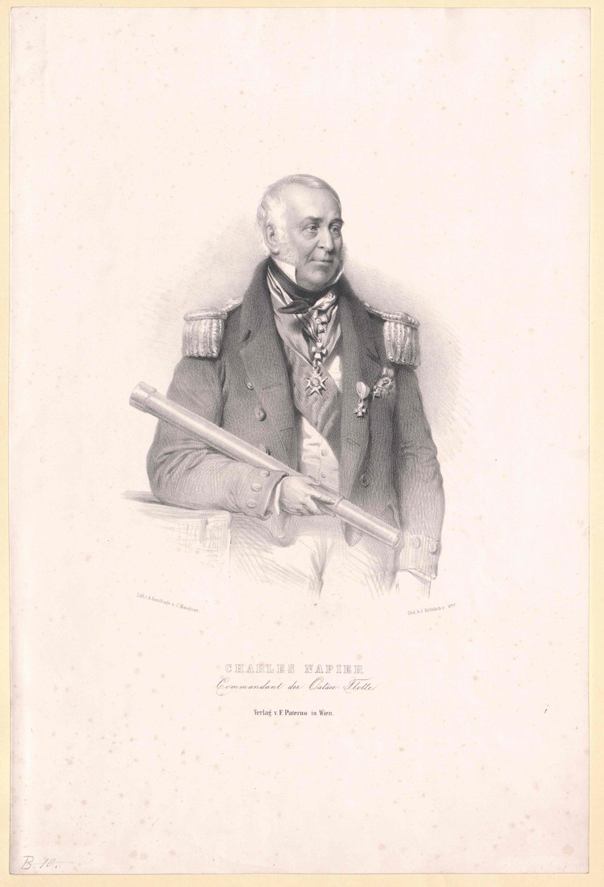 Charles Napier af Artist Unknown