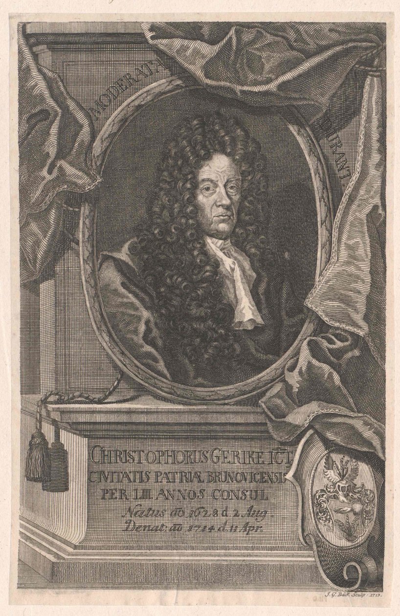 Christoph Gericke (tryk) af Artist Unknown