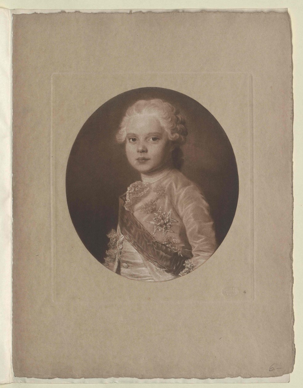 Dauphin af Frankrig Louis XVII. af Artist Unknown