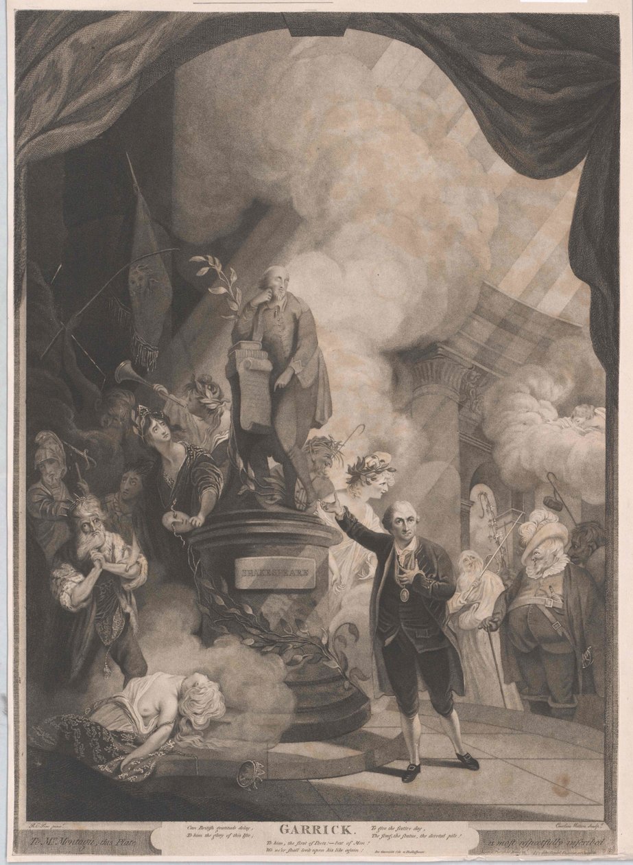 David Garrick af Artist Unknown