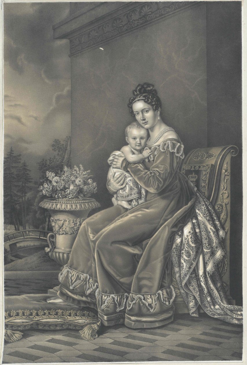 Hertuginde af Württemberg Pauline af Artist Unknown