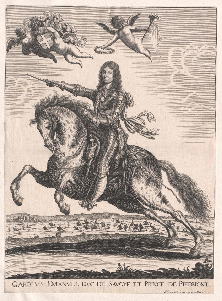 Hertug af Savoyen Karl Immanuel II af Artist Unknown