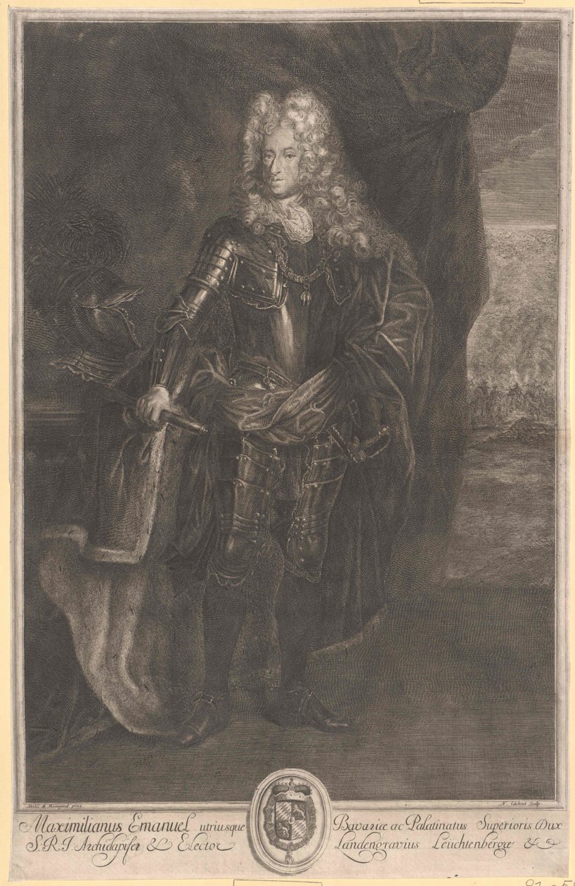 Kurfyrste af Bayern Maximilian II Immanuel af Artist Unknown