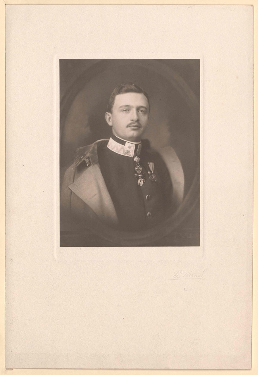 Kejser af Østrig Karl I (print) af Artist Unknown