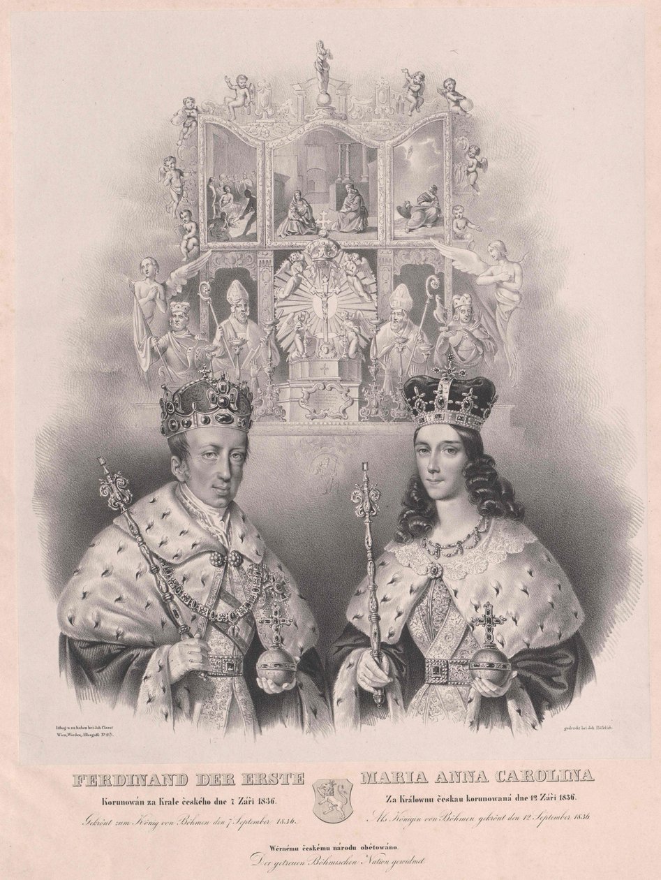 Kejser af Østrig Ferdinand I af Artist Unknown