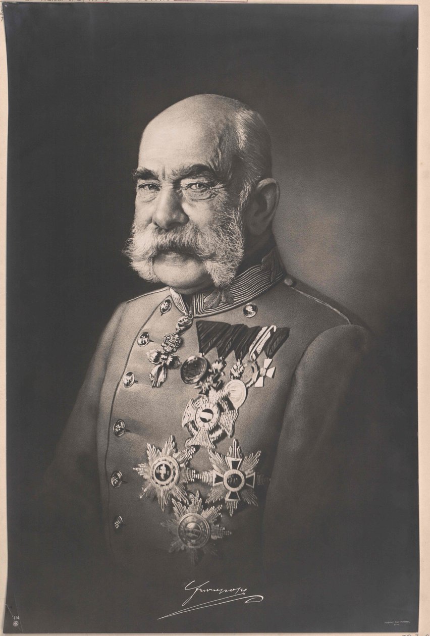Kejser af Østrig Franz Joseph I af Artist Unknown