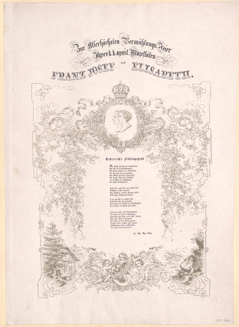 Kejser af Østrig Franz Joseph I af Artist Unknown