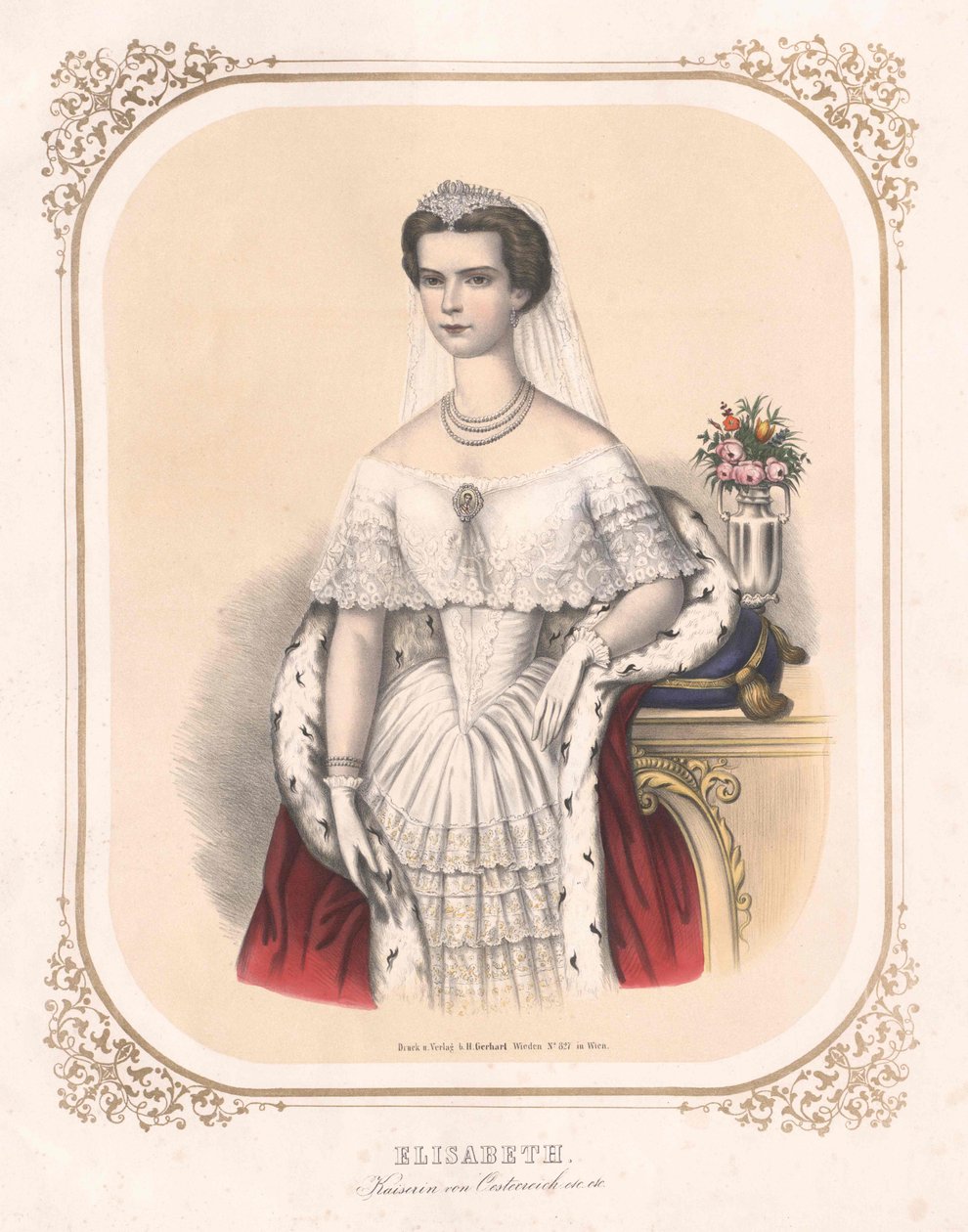 Kejserinde af Østrig Elisabeth af Artist Unknown