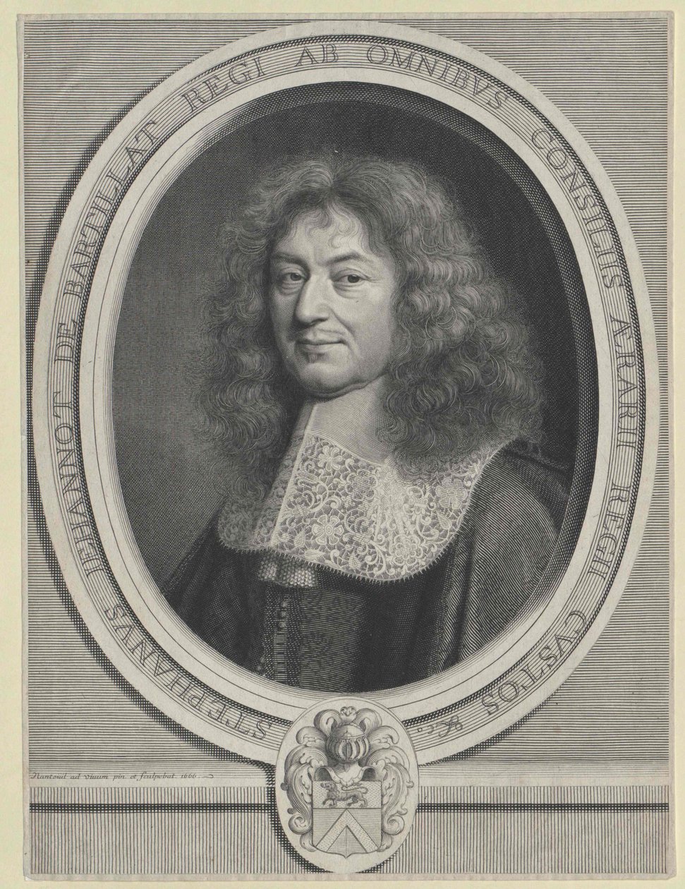 Etienne de Bartillat (tryk) af Artist Unknown