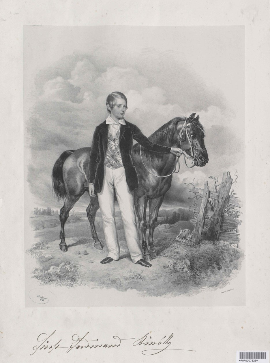 Ferdinand greve Kinsky af Artist Unknown