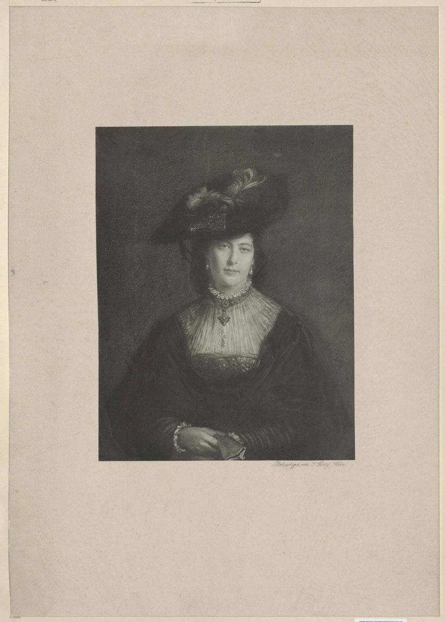 Francesca von Wertheimstein af Artist Unknown