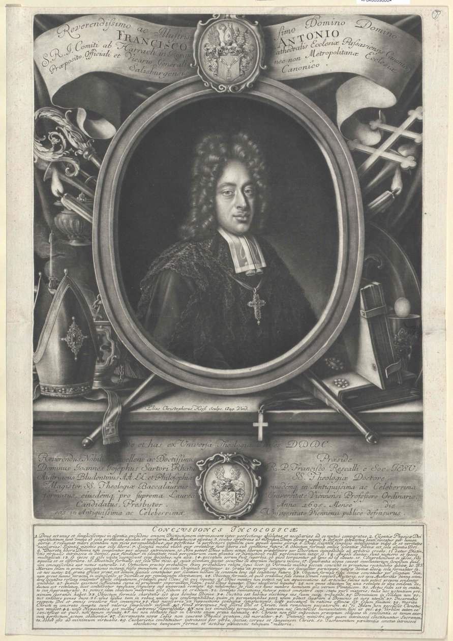 Franz Anton Graf Harrach af Artist Unknown