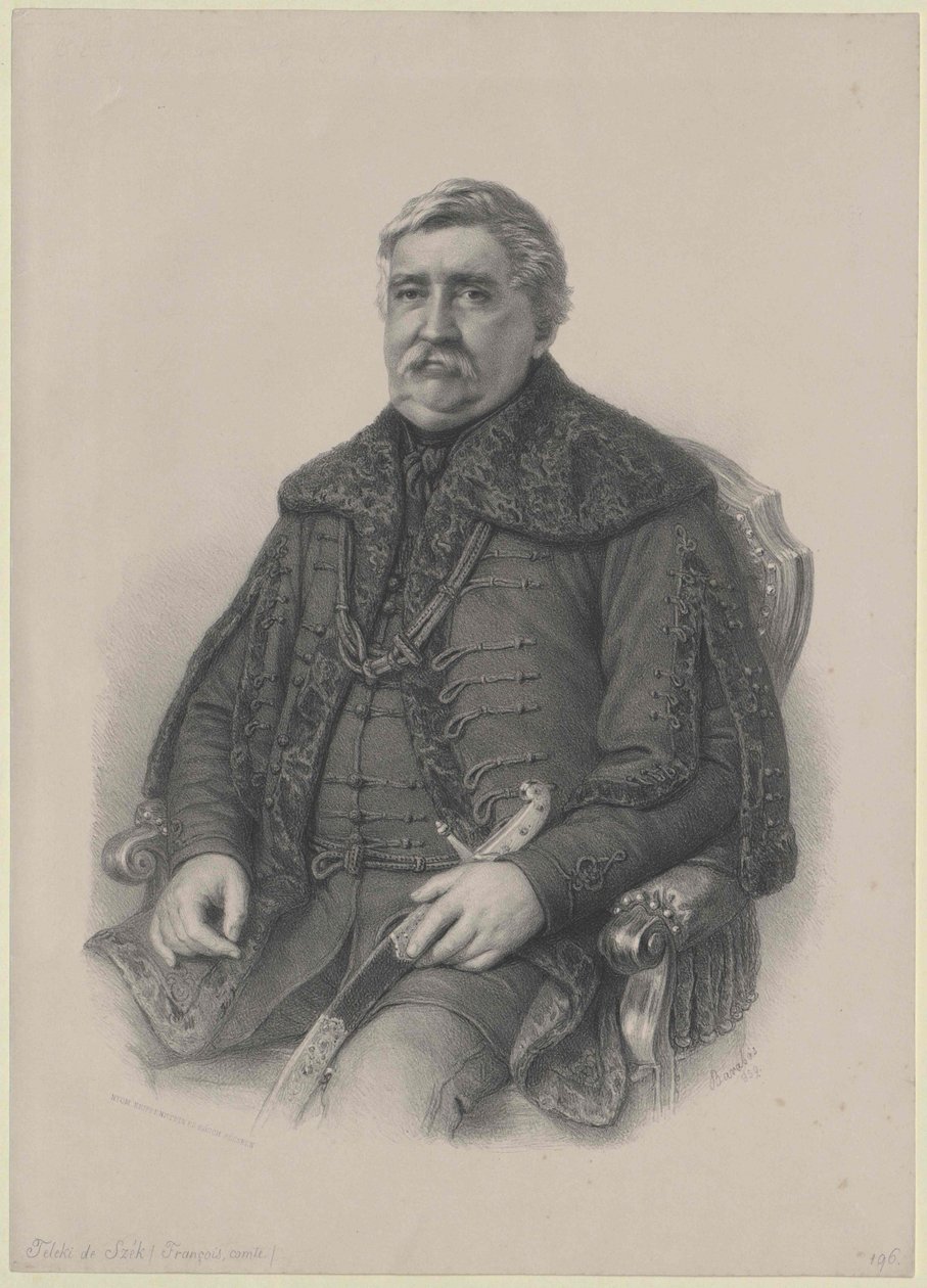 Franz Graf Teleki af Artist Unknown
