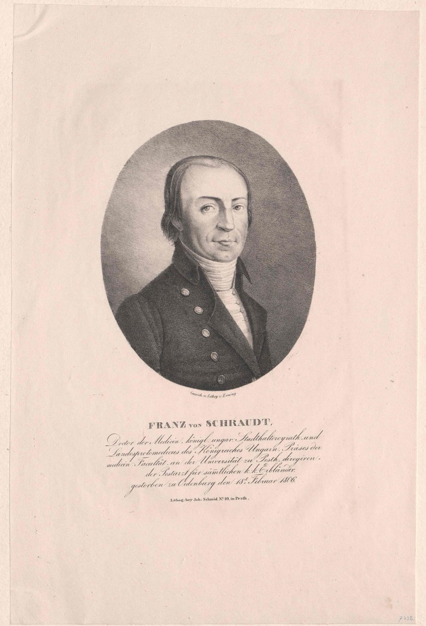 Franz von Schraudt af Artist Unknown